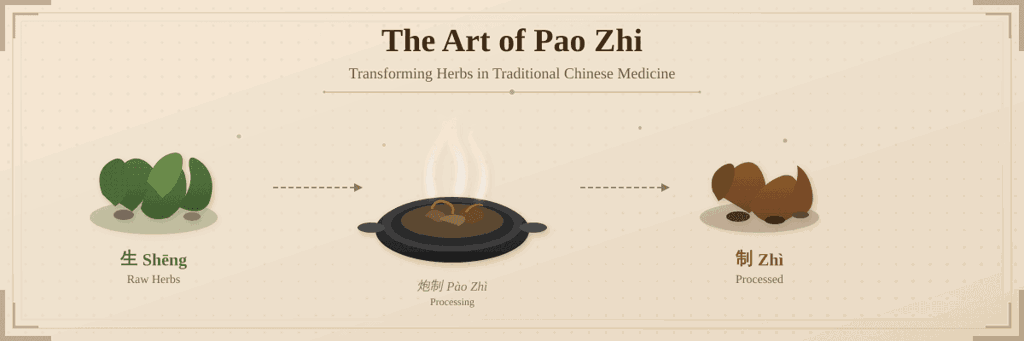 Pao Zhi: Understanding Processed vs. Raw Herbs in Traditional Chinese Medicine